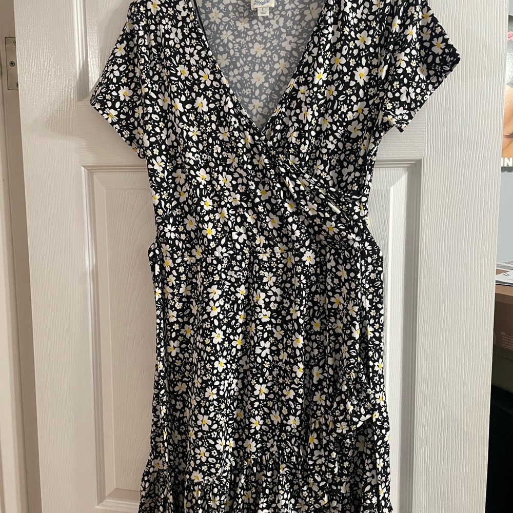 Floral Wrap Dress